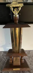 Vintage THOMPSON DRAG-RACEWAY Champion Trophy Geauga County Ohio - Picture 1 of 13