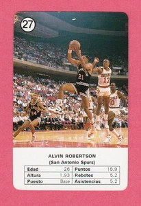 Alvin Robertson San Antonio Spurs 1988 Spanish NBA Basketball Card - Bild 1 von 1