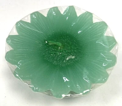 VELA FLORAL FLOTANTE VINTAGE 1997 AVON Colección Regalo Verde Menta 3.5" NIP NUEVO Foto 1 de 4