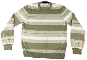 Ted Baker London Lightweight Sweater Crewneck Pullover Striped Mens Size 5 - Picture 1 of 12