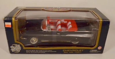 Chevy Bel Air Yat Ming Road Legends 1957 negro diecast escala 1:18 10" Foto 1 de 4