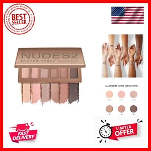 Nudes 2 Series Mini Eyeshadow Palette, Velvety Matte&Satin Finish, 6 Nude Tau... - Bild 1 von 7