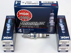 Set of 4 Genuine NGK 3797 Iridium Spark Plug CR8EHIX9 - Picture 1 of 8