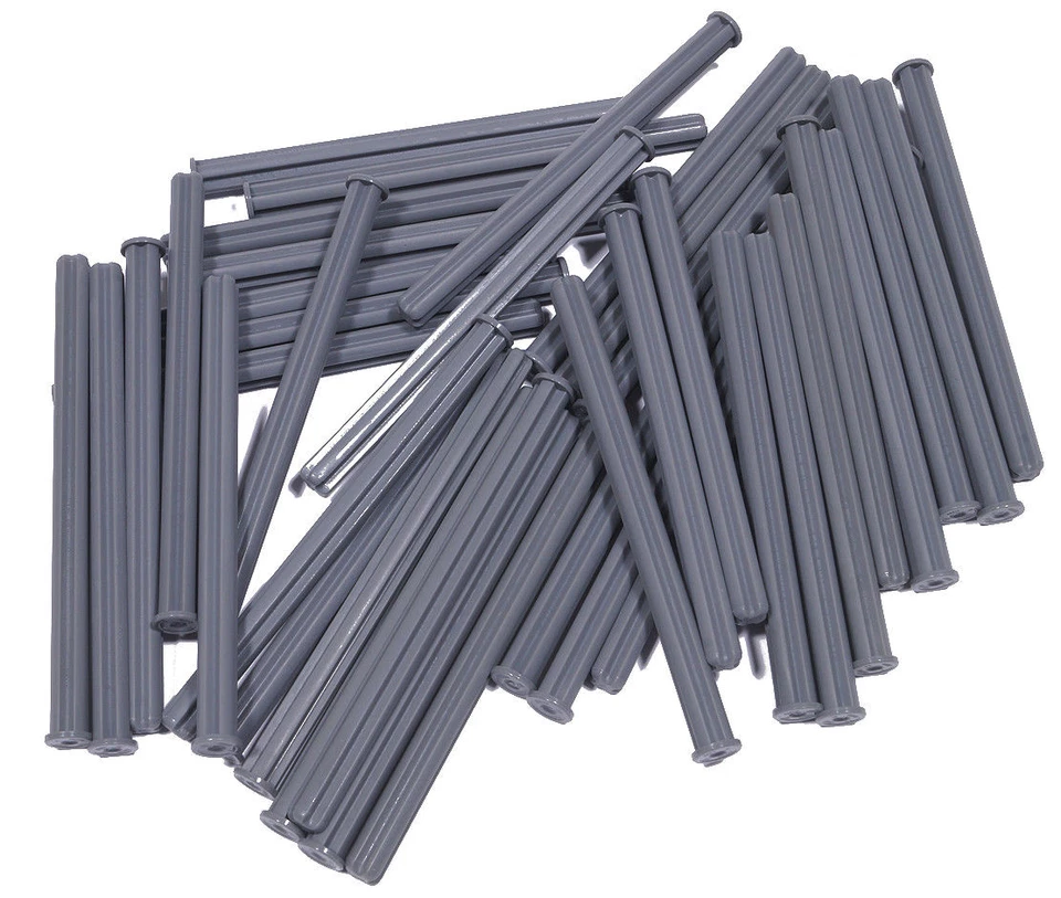 LEGO Technik - 40 Achsen 8 Noppen mit Stopper dunkelgrau / 55013 NEUWARE (L06) - Bild 1 von 1