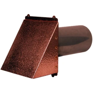 Hammered Copper Dryer Vent / Exhaust Vent 4" - 12" - Picture 1 of 36