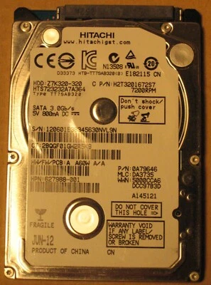 DRV - SATA 320GB 2.5" HDD (SELECT Dell Latitude Models), O/S DVD, O/S Loaded - Image 1 of 3