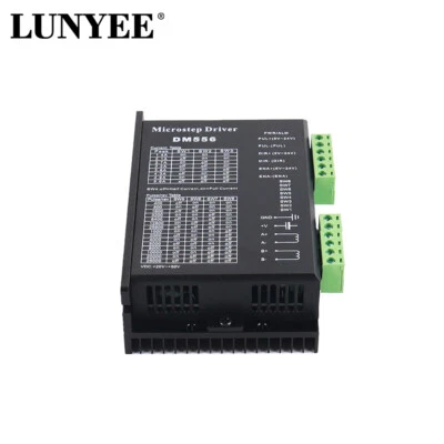 LUNYEE DM556 Digital Stepper Motor Driver 2-Phase 5.6A for Nema 23 34 Stepping Motor