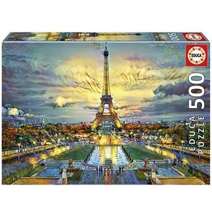 Educa - Puzzle da 500 pezzi per adulti e bambini | Torre Eiffel | Misura 48 x... - Foto 1 di 8