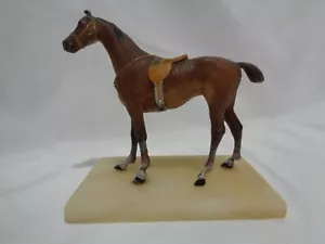 Beautiful Cold Painted Austrian Bronze Horse on Marble Base - Picture 1 of 13
