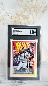 2018 Donruss Cam Newton SP /100 MVP Holo Refractor SGC 10 Gem Mint! - Picture 1 of 4