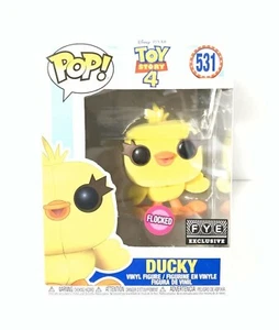 Funko Pop! #531 Disney Toy Story 4 - Exclusivo Ducky Flocked FYE - Imagen 1 de 6