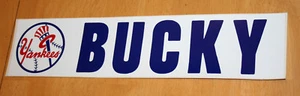 1978 NY New York Yankees Bucky Dent MLB Baseball Team Bumper Sticker New NOS - Picture 1 of 1