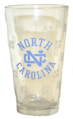 NCAA Repeater Clear Pint Glass 16oz Cover