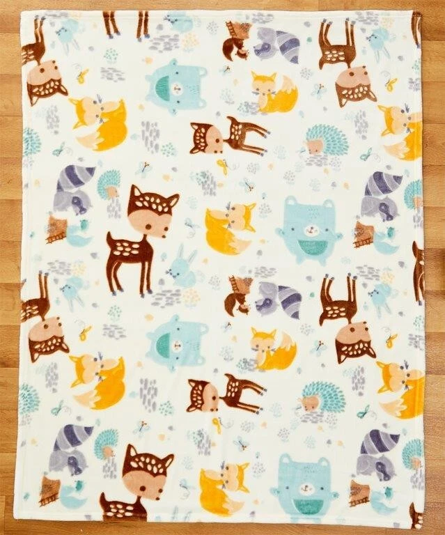 Forest Friends Plush Throw Blanket 41"x57" - Image 1 of 1