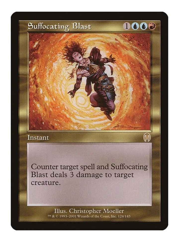 Suffocating Blast MTG Apocalypse Rare LP Lightly Played Single Card - Image 1 of 1