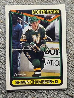 1990-91 O-Pee-Chee Shawn Chambers Minnesota North Stars #192 - Image 1 of 2