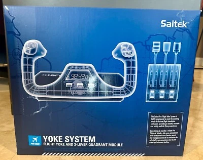 Saitek Yoke System  3-Lever Quadrant Module. Open BOX - Never used.  - Image 1 of 3