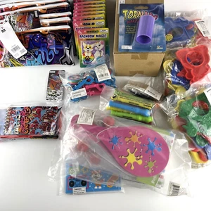 easter party favors supplies - 190 Pieces - Paddle Ball, Stickers, Eraser Puzzle - Picture 1 of 21