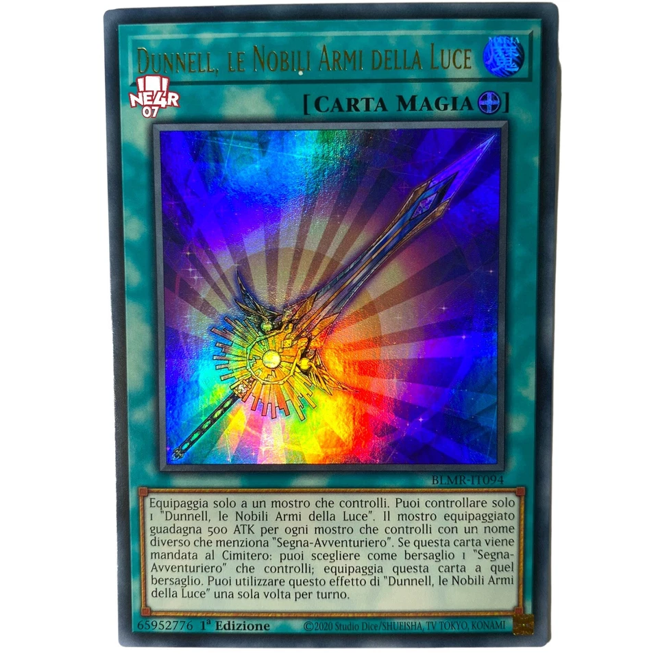 Yu Gi Oh Dunnell, Noble Weapons Of Light blmr-it094 Ultra Rare Ita - Image 1 of 1