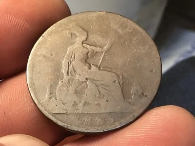 Centavo grande 1860-1899 Reino Unido Gran Bretaña Reina Victoria británica, 1 moneda Foto 1 de 4