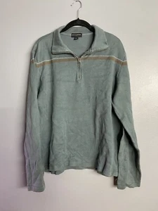 Suéter Banana Republic 1/4 Cremallera 100% Algodón Hombre’s Talla Grande - Imagen 1 de 12