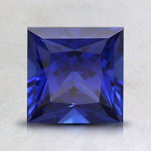Lab Grown Blue Sapphire Princess Cut 2mm Wholesale Lot of 25 Gemstones