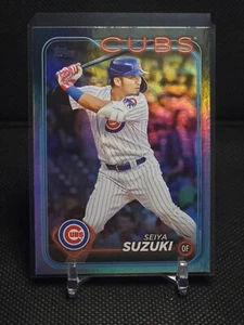 BARGAIN BIN: 2024 Topps Series 1 Seiya Suzuki Rainbow Foil Cubs - Picture 1 of 1
