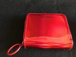 Shu Uemura borsa cosmetica in vinile rosso con cerniera (portamonete?) - Foto 1 di 6