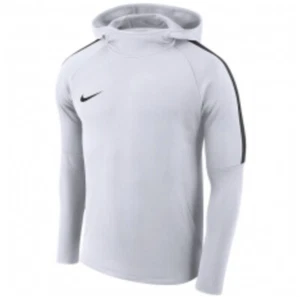 Nike Dry Academy18 Football Hoodie Boys' Size Small White & Black NWT AJ0109 100 - Picture 1 of 8