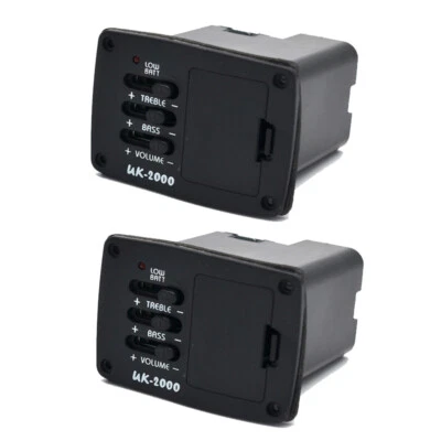 2Set Belcat Spiral Piezo Cable Pickup EQ & Preamp Kit for Ukulele UK-2000 Parts - Image 1 of 4