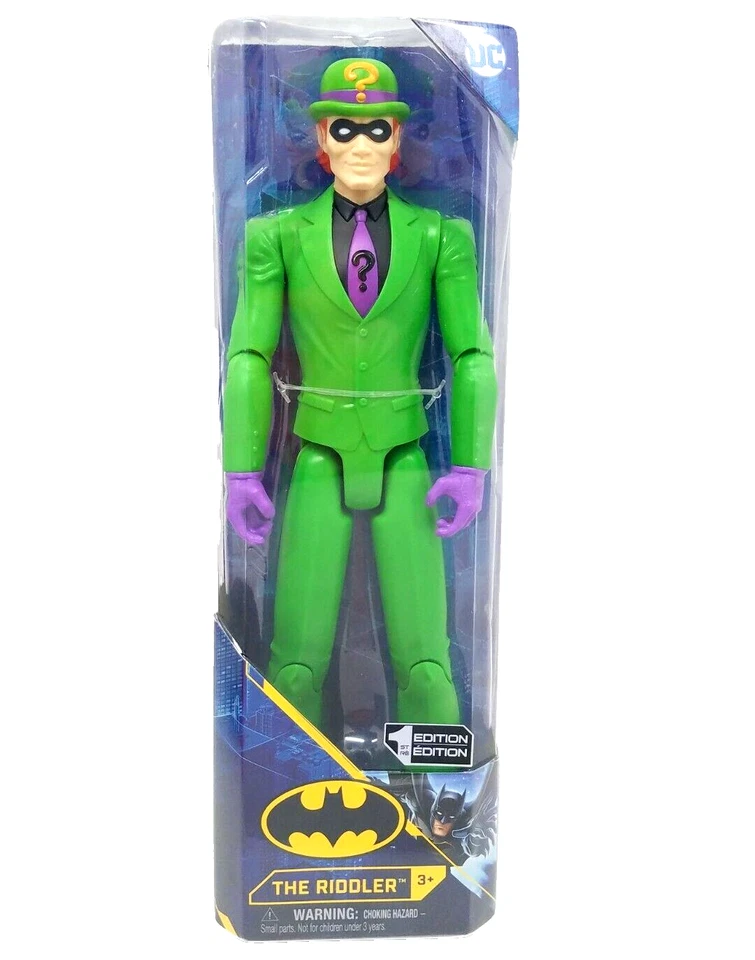 Batman Acertijo, Figura 12" en Traje Verde Corbata Púrpura 1ª Edición Spin Master Foto 1 de 1