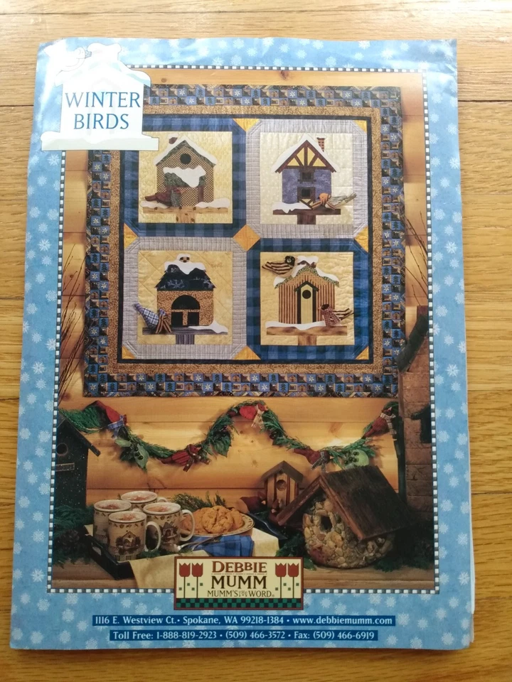 Debbie Mumm Winter Birds Wall Quilt Garland Pattern Cardinals 15061