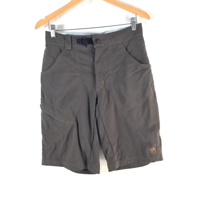 Mountain Hardwear mens hiking chino shorts size S khaki zip fly 113233 - Image 1 of 4