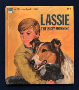 TV-Tie-In hb LASSIE: THE BUSY MORNING (Whitman Tell-A-Tale 1st, 1973) Jean Lewis - Bild 1 von 5