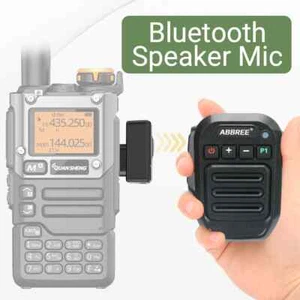 Wireless Bluetooth Speaker Microphone Handheld Mic For Quansheng Walkie Talkie - Zdjęcie 1 z 13