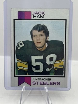 1973 Topps #115 Jack Ham Pittsburgh Steelers - some corner/edge wear - Image 1 of 2