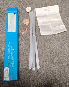 Pantograph Set Vintage Precision Pantograph Aluminium Messing in Box 21" lang - Bild 1 von 3