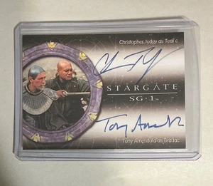 2007 Stargate SG-1 Christopher Judge as Teal'c & Tony Amendola as Bra’Tac Auto - Picture 1 of 2