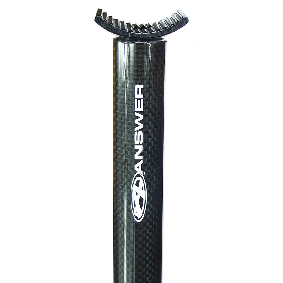 AnswerBMX Carbon Pivotal Seatpost 27.2mm 300mm Lightweight Carbon Fiber with - image 1 of 1