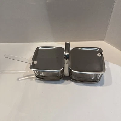 WMF Cromargan 德国当代现代调味品,果酱糖双色 — 第 1/4 张图片