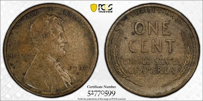 1910 1C Lincoln Wheat Cent PCGS Graded AU 50 - Image 1 of 3