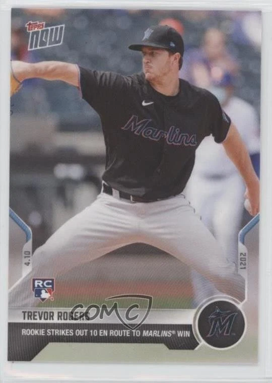 2021 Topps Now /461 Trevor Rogers #60 Rookie RC - Image 1 of 2