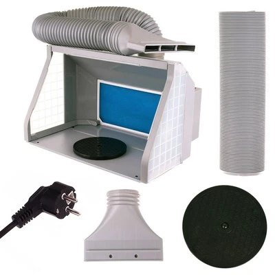 TECHNIC Cabine de pulvérisation pour aérographe Unité d'extraction de deux ventilateurs