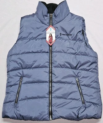 Chaleco acolchado Free Country Ultra Fill gris carbón XL nuevo con etiquetas Foto 1 de 4