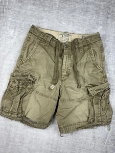 Abercrombie & Fitch Shorts Mens 32 Green Relaxed Cargo Adirondacks Vtg Y2K - Picture 1 of 13