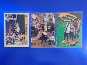 (3) Dikembe Mutombo 1991-92 Upper Deck RC 446 HOF Nuggets + 95 Skybox Fleer - Picture 1 of 2