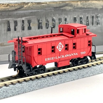 Atlas N Scale 3577 Erie Lackawanna Offset Cupola Caboose 780 MTL Trucks - Image 1 of 4