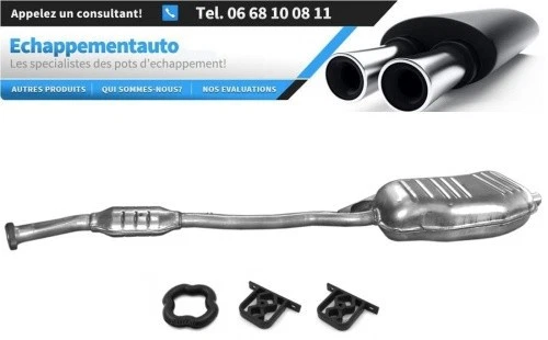 BMW E36 318iS 1.8 (1992-1998) Échappement Silencieux arrière Avec homologation E - Photo 1/1