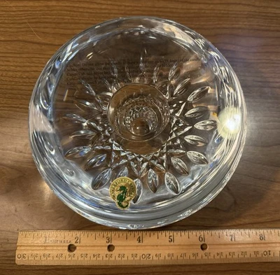 Candelabro de cristal Waterford. Individual. Nuevo nunca usado. En caja original. Foto 1 de 4