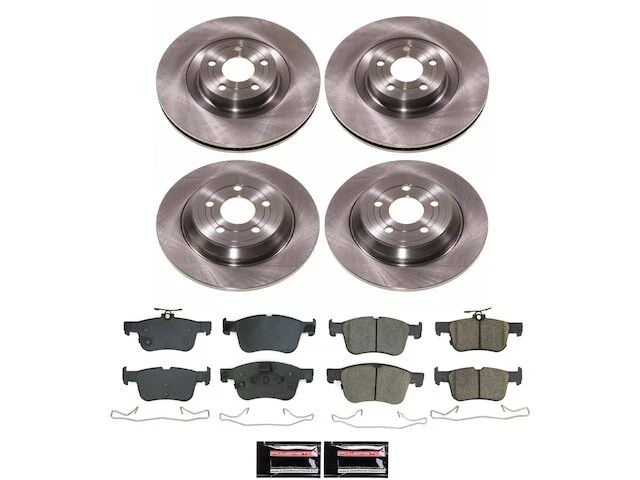 Kit de pastilha de freio dianteiro e traseiro e rotor para 2022-2024 Ford Maverick 2023 YP978JK - Imagem 1 de 1